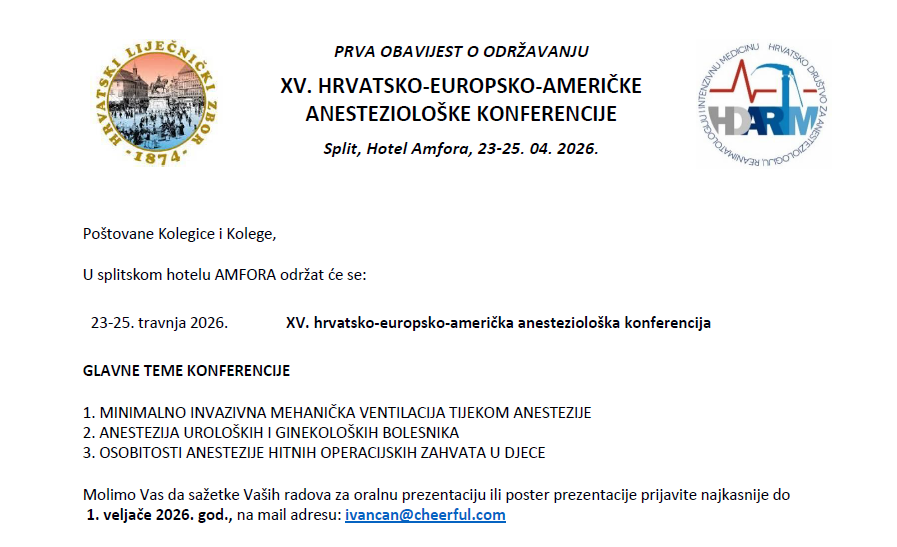 Prva obavijest – hotel Amfora, Split